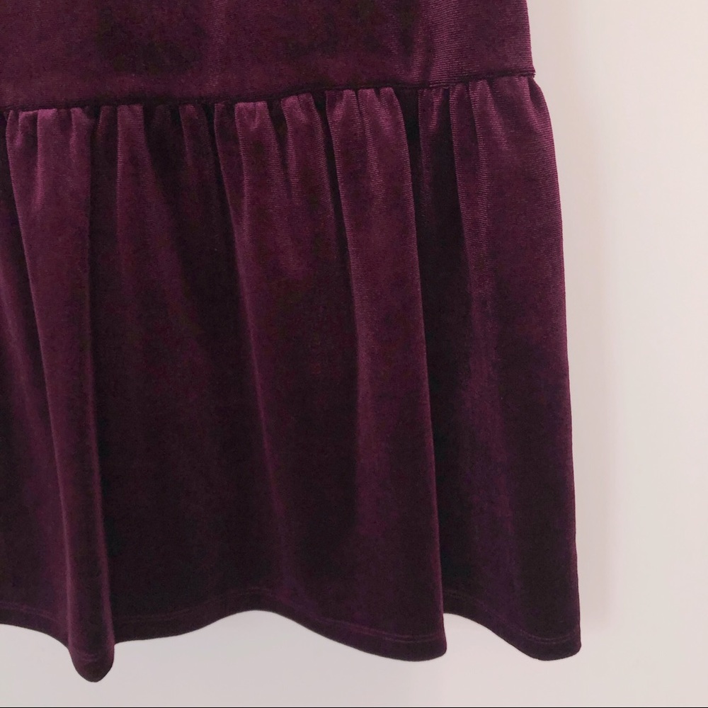 NANETTE nanette lepore Lace Yoke Velour Dress - Picture 5 of 6